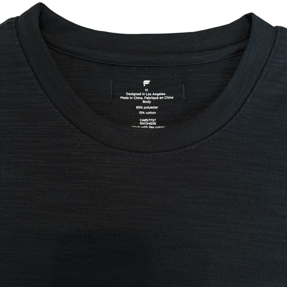 Fabletics The Front Row Tee Black Medium NWT - Picture 2 of 6
